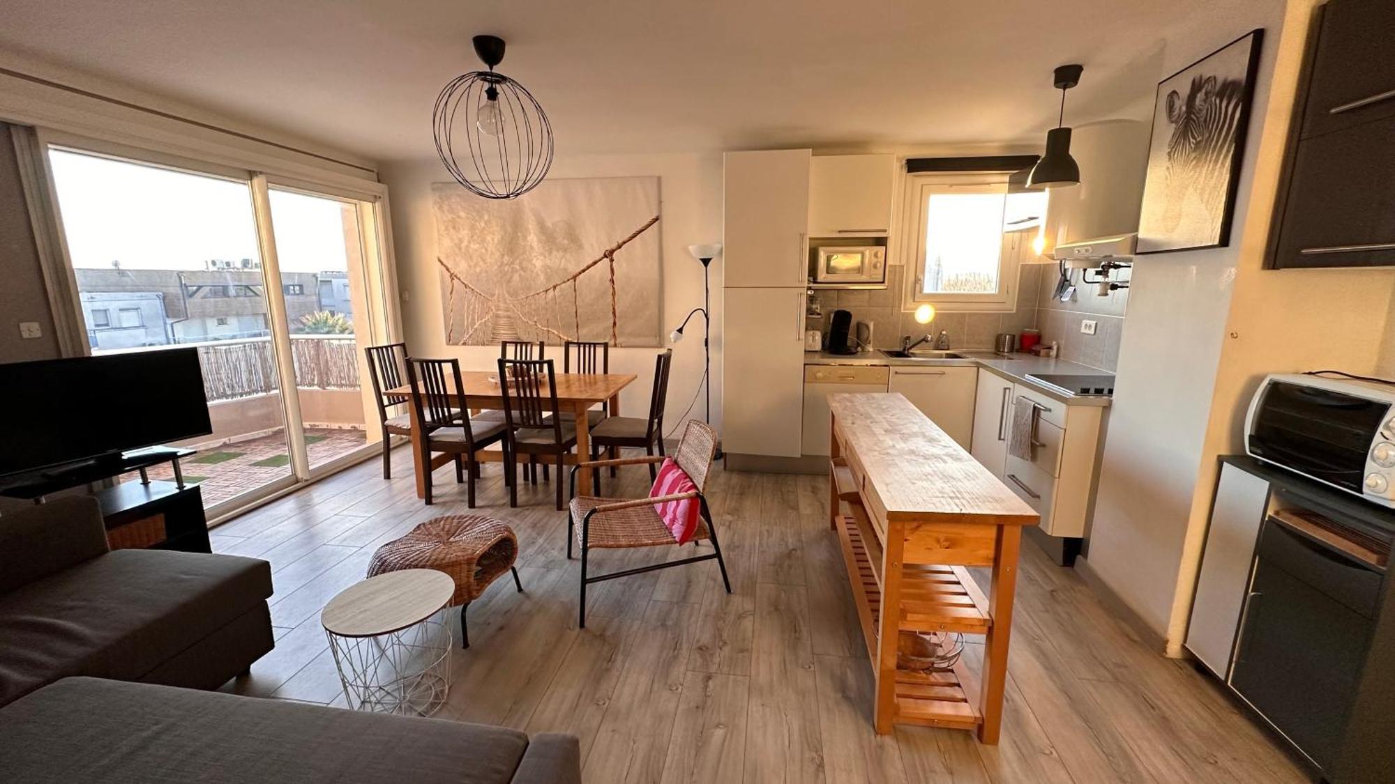 Appartement De L'Oursiniere 4/6 Pers Vue Mer Palavas-les-Flots Exteriér fotografie
